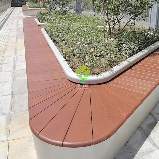 不銹鋼花池坐凳美化深圳前?？缃止珗@G9天橋城市戶外景觀