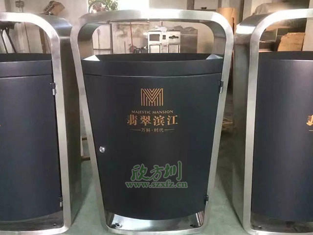 高檔垃圾桶廠家聯(lián)手萬科 提供優(yōu)質(zhì)專業(yè)服務