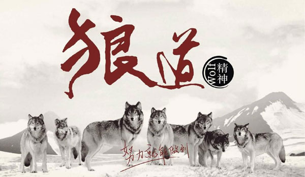 學(xué)習(xí)狼道精神，做好垃圾桶銷售工作